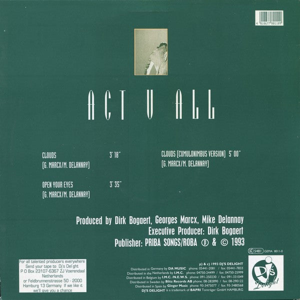 Act U All : Clouds (12")