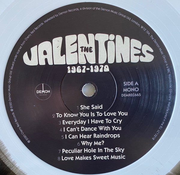 The Valentines (4) : 1967-1970 (LP, RSD, Comp, Mono, 180)