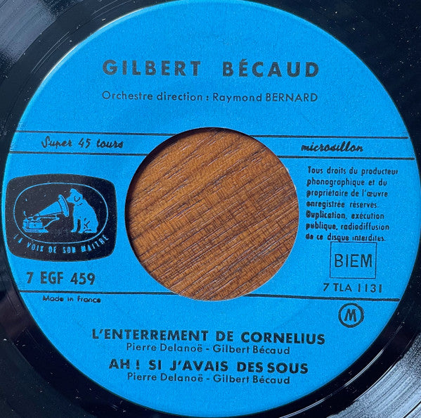 Gilbert Bécaud : L'enterrement De Cornelius (7", EP)