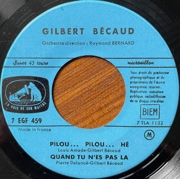 Gilbert Bécaud : L'enterrement De Cornelius (7", EP)