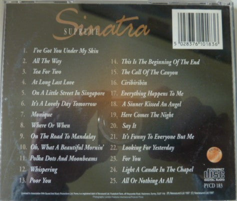 Frank Sinatra : Supreme Sinatra  (CD, Comp)
