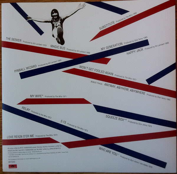 The Who : Who's Greatest Hits (LP, Comp, Mono, Ltd, RE, RM, Red)