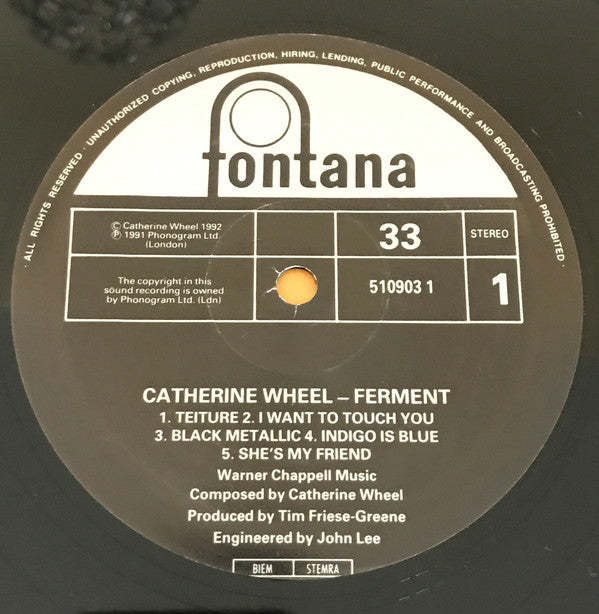Catherine Wheel : Ferment (LP, Album + 12", EP + Ltd)