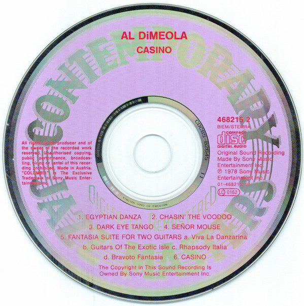 Al Di Meola : Casino (CD, Album, RE, RM)