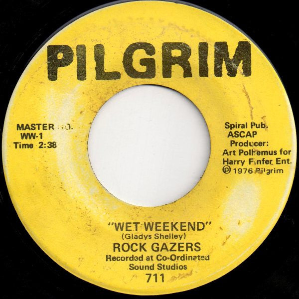 Rock Gazers : Wet Weekend / Bluebird Blue (7")
