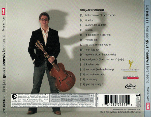 Guus Meeuwis : Tien Jaar Levensecht (CD, Comp, Copy Prot.)
