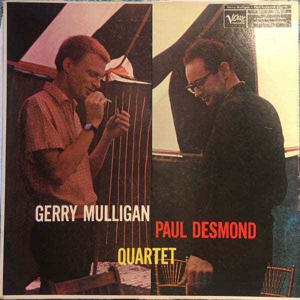 Gerry Mulligan - Paul Desmond Quartet : Gerry Mulligan - Paul Desmond Quartet (LP, Album, Mono)