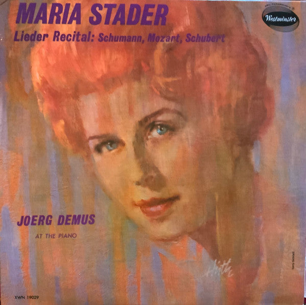 Maria Stader, Jörg Demus : Lieder Recital: Schumann, Mozart, Schubert (LP, Mono)