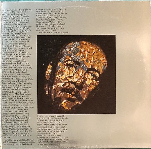 Herbie Mann : Memphis Underground (LP, Album)