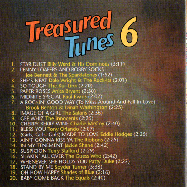 Various : Treasured Tunes 6 (CD, Comp)