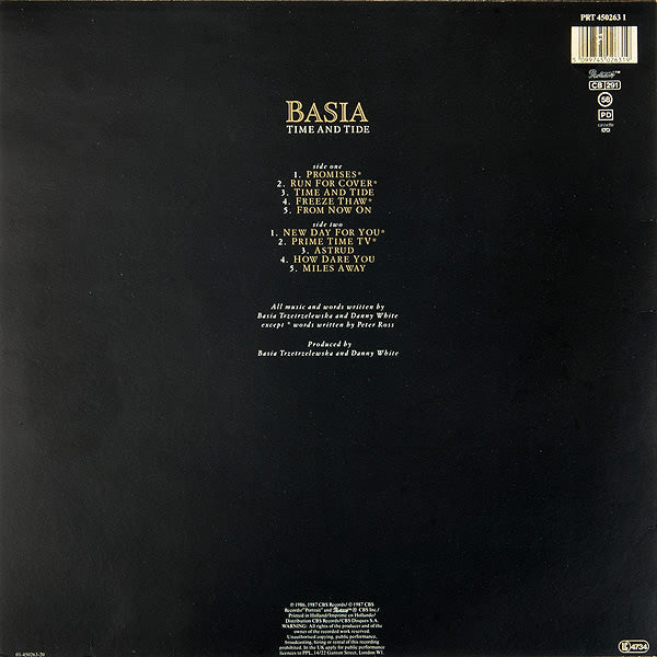Basia : Time And Tide (LP, Album)