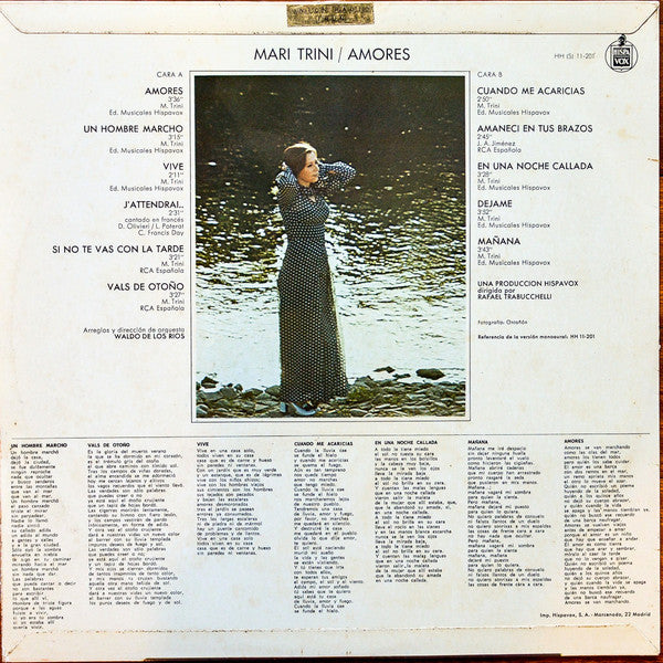 Mari Trini : Amores (LP, Album)