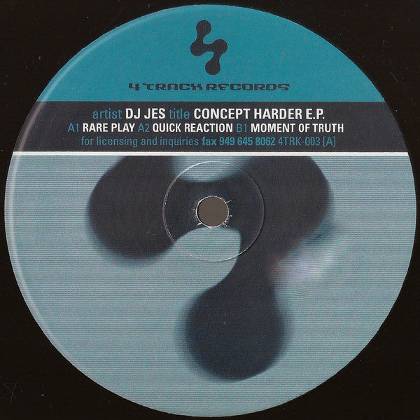 DJ Jes : Concept Harder E.P. (12", EP)