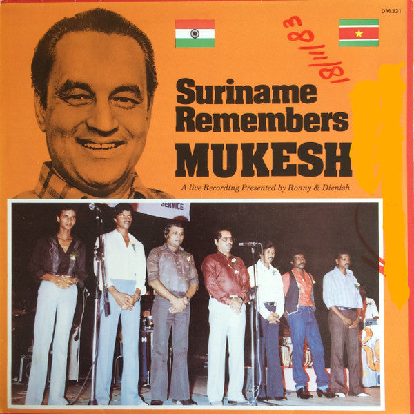 Ronny And His Orchestra : Suriname Remembers Mukesh (LP)