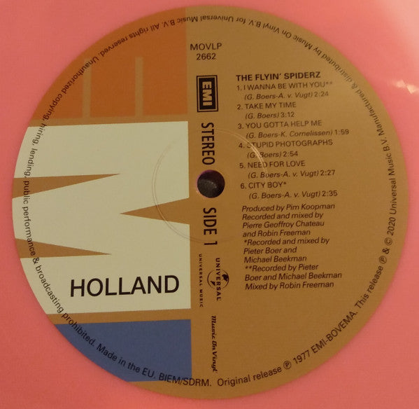 Flyin' Spiderz : The Flyin' Spiderz (LP, Album, RSD, Ltd, Num, RE, Pin)