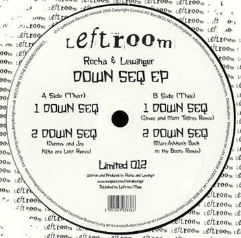 Rocha & Lewinger : Down Seq EP (12", EP)