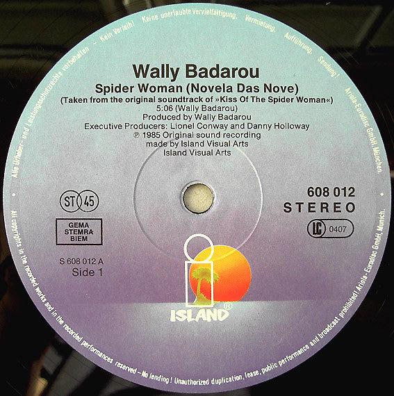 Wally Badarou : Novela Das Nove (Spider Woman) (12", Maxi)