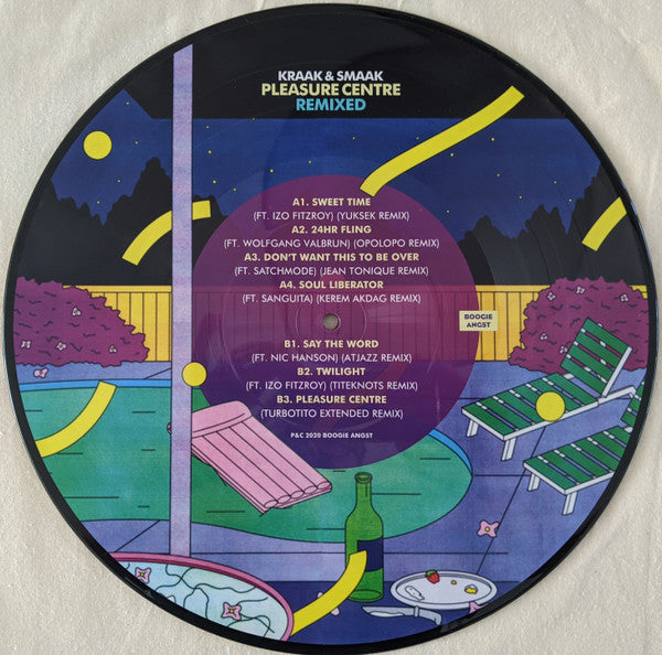 Kraak & Smaak : Pleasure Centre ‎Remixed (LP, Album, Pic)