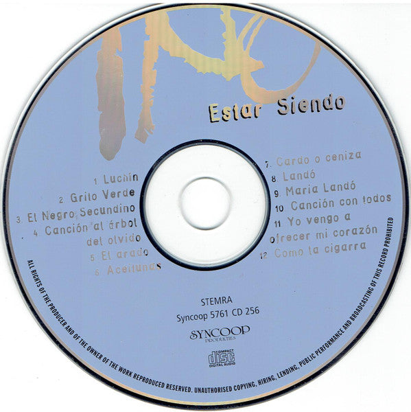 Ino kruysen : Estar Siendo (CD, Album)