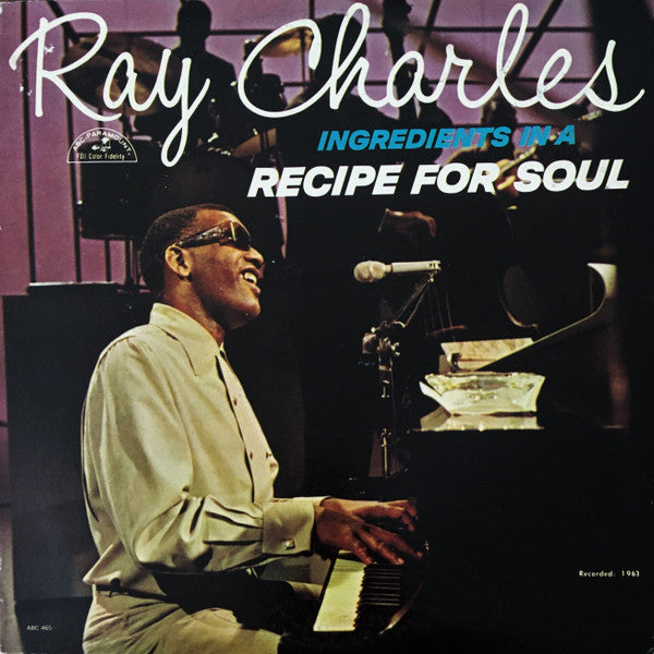 Ray Charles : Ingredients In A Recipe For Soul (LP, Album, Mono, Bel)