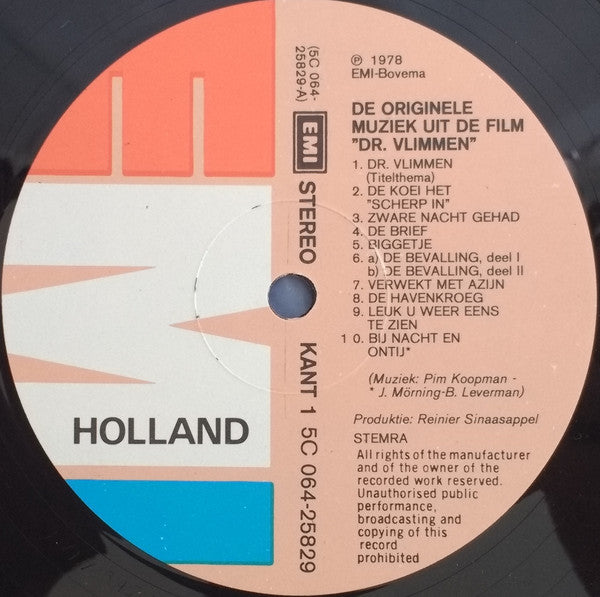 Pim Koopman : Doctor Vlimmen (Originele Filmmuziek) (LP, Album)