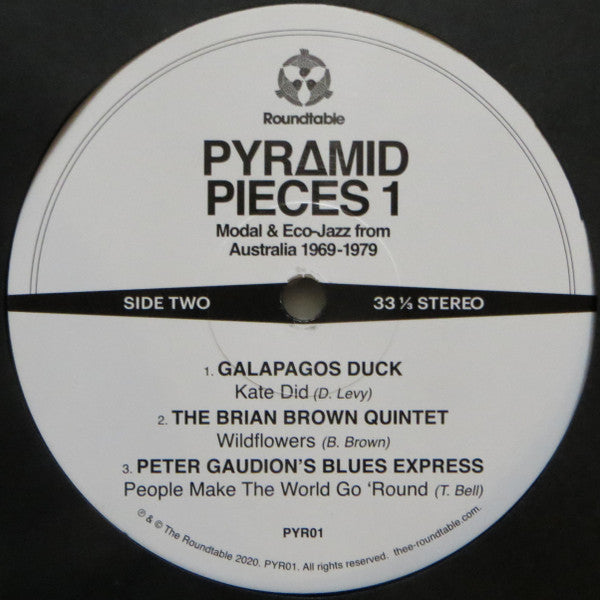 Various : Pyramid Pieces 1 (Modal & Eco-Jazz From Australia 1969-79) (LP, Comp)