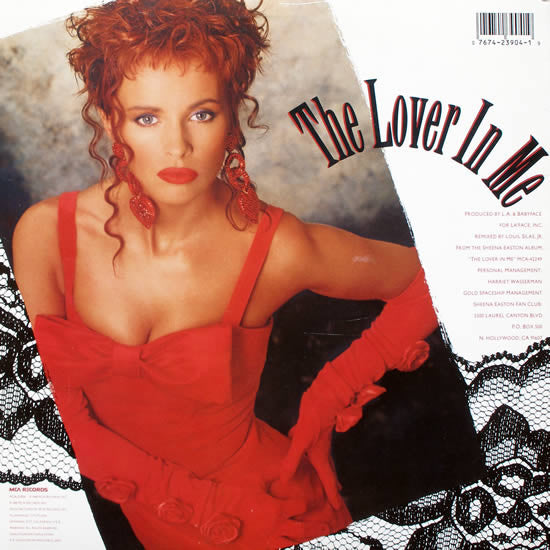 Sheena Easton : The Lover In Me (12", Single, Glo)