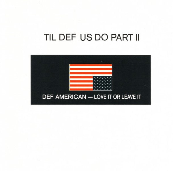 Various : Til Def Us Do Part II (CD, Smplr)