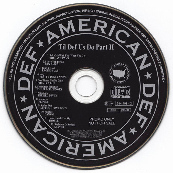 Various : Til Def Us Do Part II (CD, Smplr)