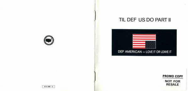 Various : Til Def Us Do Part II (CD, Smplr)