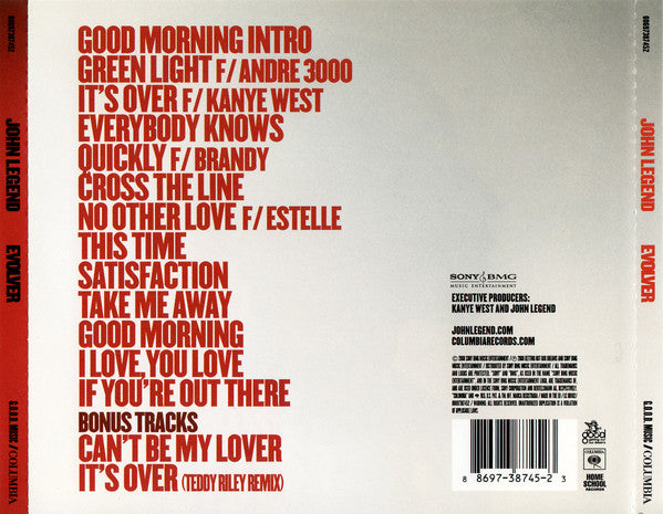 John Legend : Evolver (CD, Album)