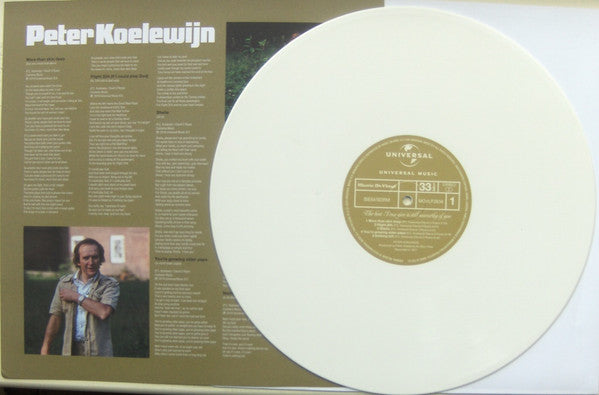 Peter Koelewijn : The Best I Can Give Is Still Unworthy Of You (LP, Album, RSD, Ltd, Whi)