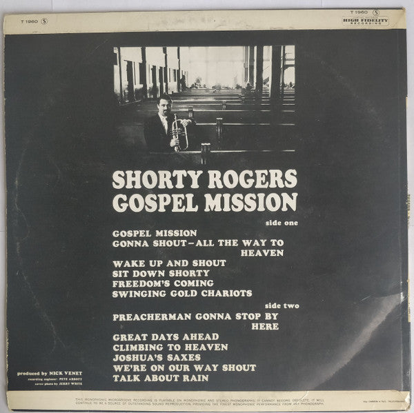 Shorty Rogers : Gospel Mission (LP, Mono)