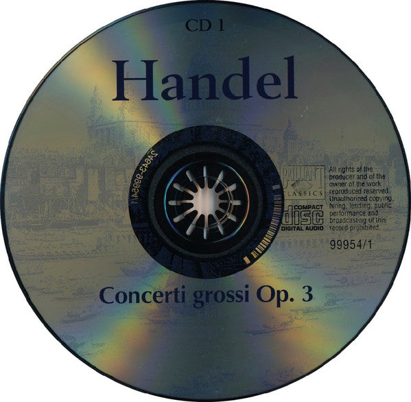 Georg Friedrich Händel, The Academy Of St. Martin-in-the-Fields : Concerti Grossi Op. 3 & 6 (Complete) (4xCD, Comp, Sli + Box)