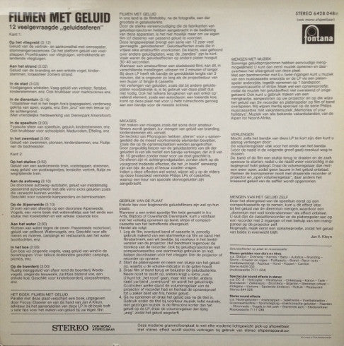 No Artist : Filmen Met Geluid (12 Veelgevraagde 'Geluidssferen') (LP)