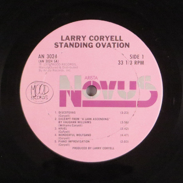 Larry Coryell : Standing Ovation (Solo) (LP, Album, Ter)