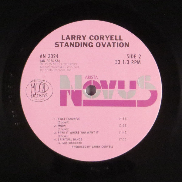 Larry Coryell : Standing Ovation (Solo) (LP, Album, Ter)