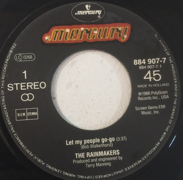 The Rainmakers (2) : Let My People Go-Go (7", Single)