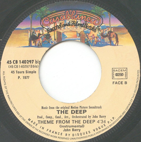 Donna Summer : Down, Deep Inside (Theme From The Deep) (7", Single)