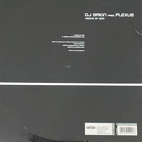 DJ Sakin Pres. Plexus (6) : Visions Of Igor (12")