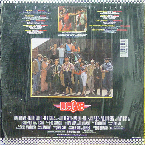 Various : D.C. Cab (Music From The Original Motion Picture Soundtrack) (LP, Comp)
