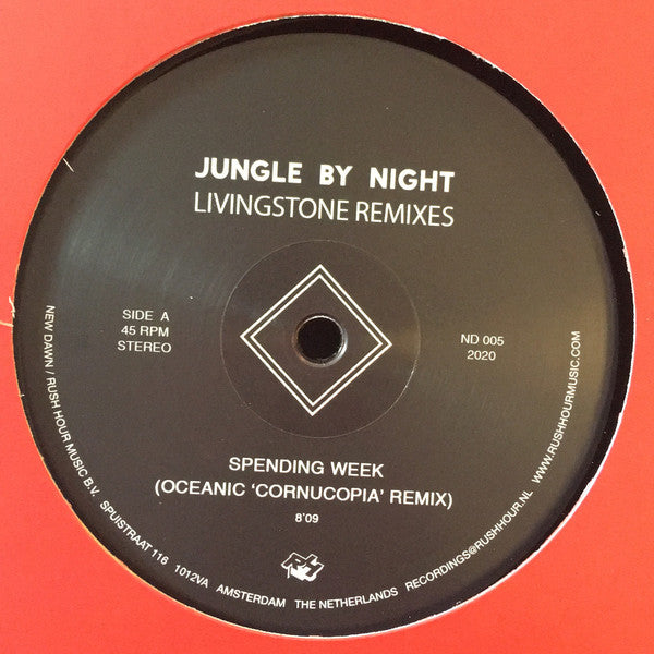 Jungle By Night : Livingstone Remixes (12")