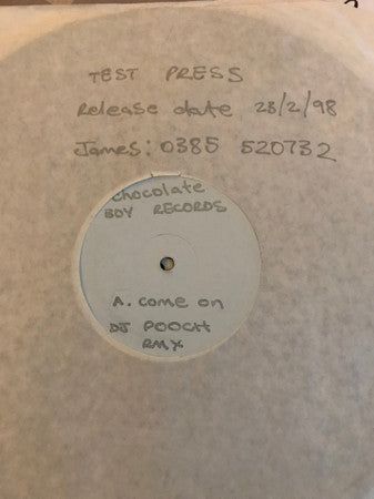 DJ Pooch : Come On / Burning Up (Remixes) (12", W/Lbl)