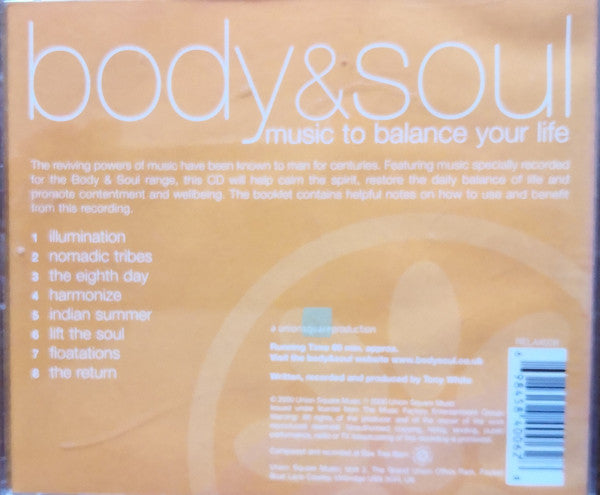 Tony White (30) : Re-Energize (Uplifts The Spirit, Harmonizes Mind And Body) (CD, Album)