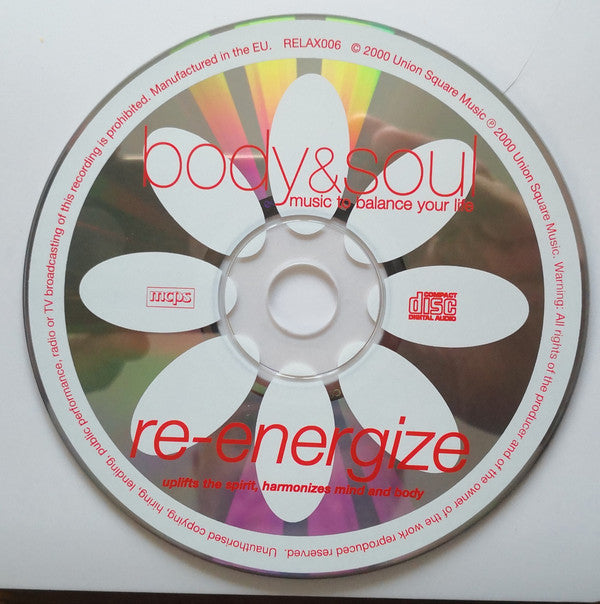Tony White (30) : Re-Energize (Uplifts The Spirit, Harmonizes Mind And Body) (CD, Album)