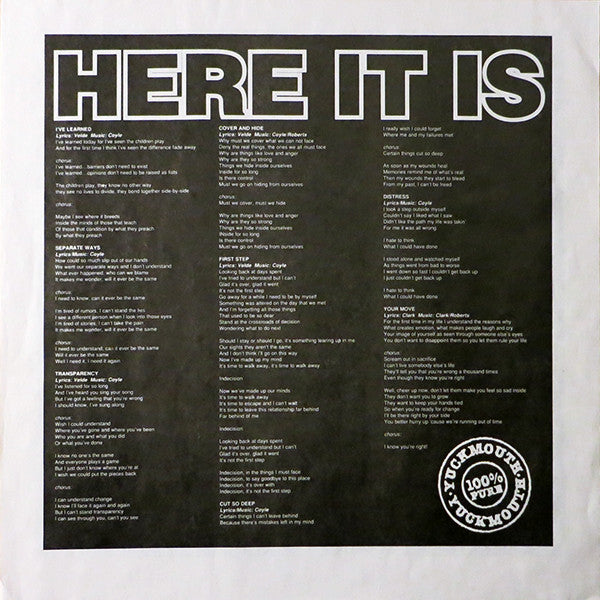 Yuckmouth : This Is It...Here It Is...There It Was... (LP)