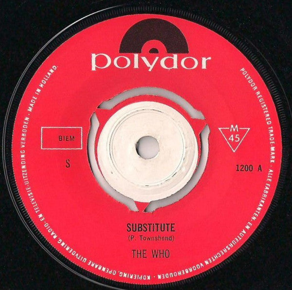 The Who : Substitute (7", Single, Mono)