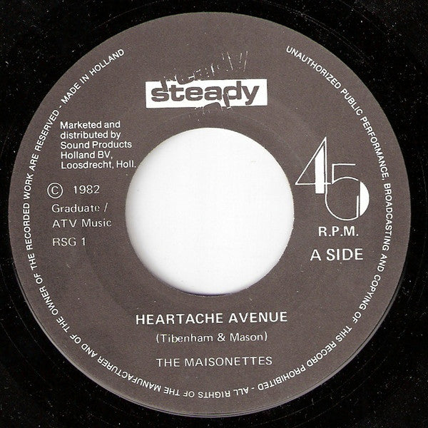The Maisonettes : Heartache Avenue (7", Single)