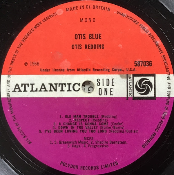 Otis Redding : Otis Blue / Otis Redding Sings Soul (LP, Album, Mono, RE)