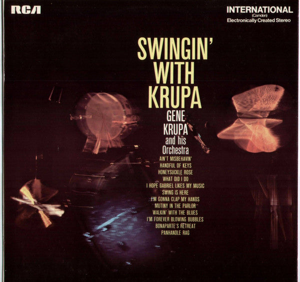 Gene Krupa And His Orchestra : Swingin' With Krupa (LP, Album)